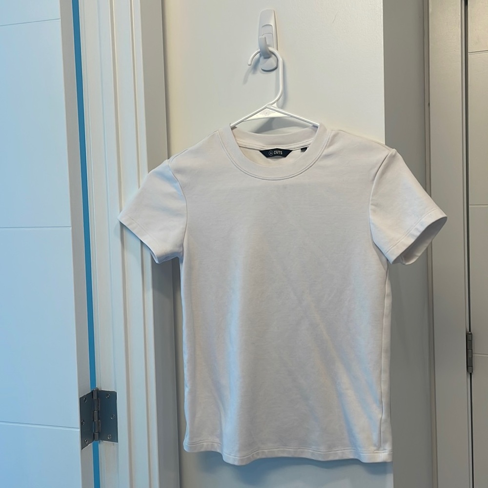 CUTS white tomboy tee